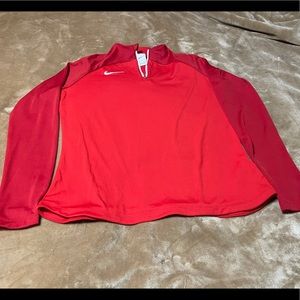 Nike Red Long Sleeve Women's Top